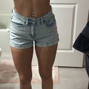 PacSun Light Wash Jean Shorts